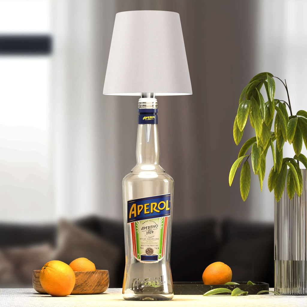Candeeiro para Garrafa Sem Fios – Iluminação Elegante e Original 